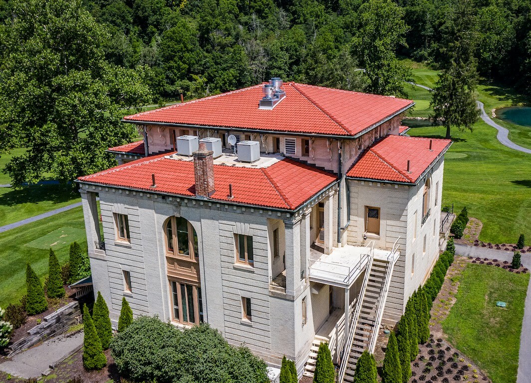 house with orange roof