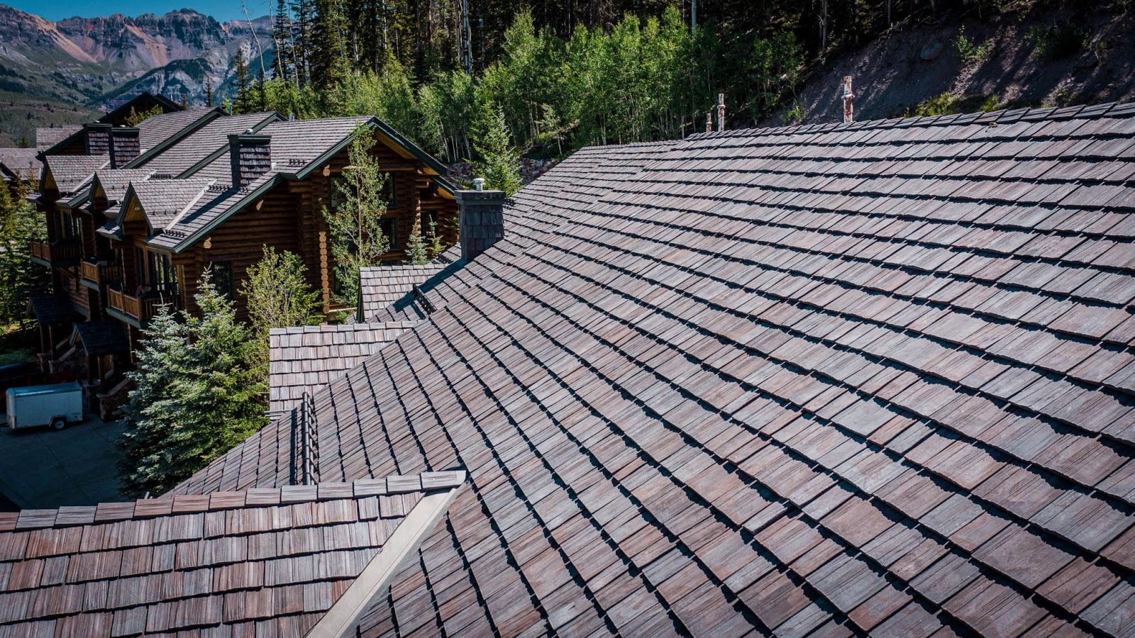 composite shingle roof