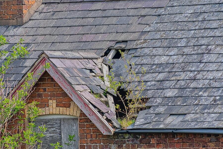 failing roof