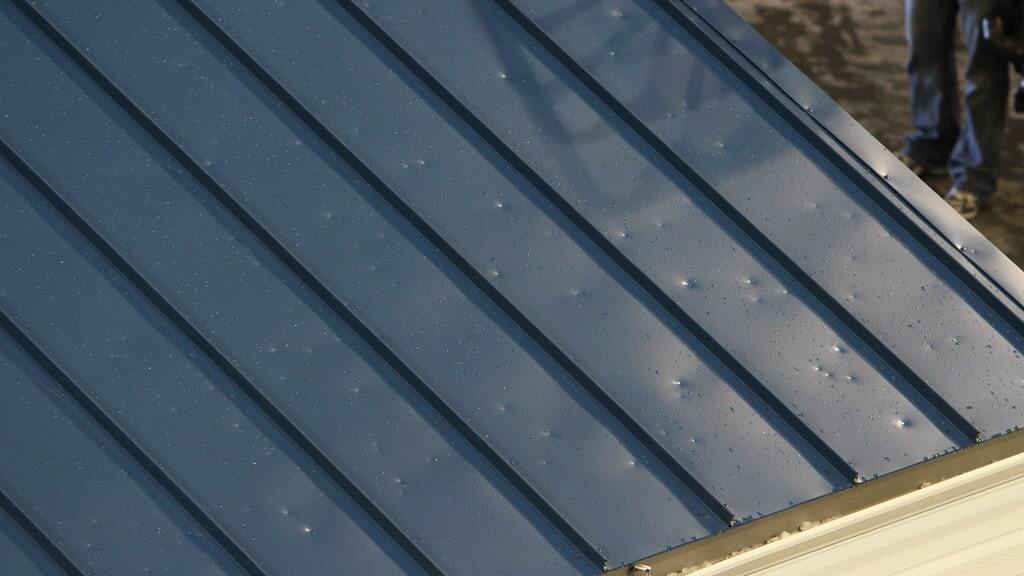 Dented Metal Roof