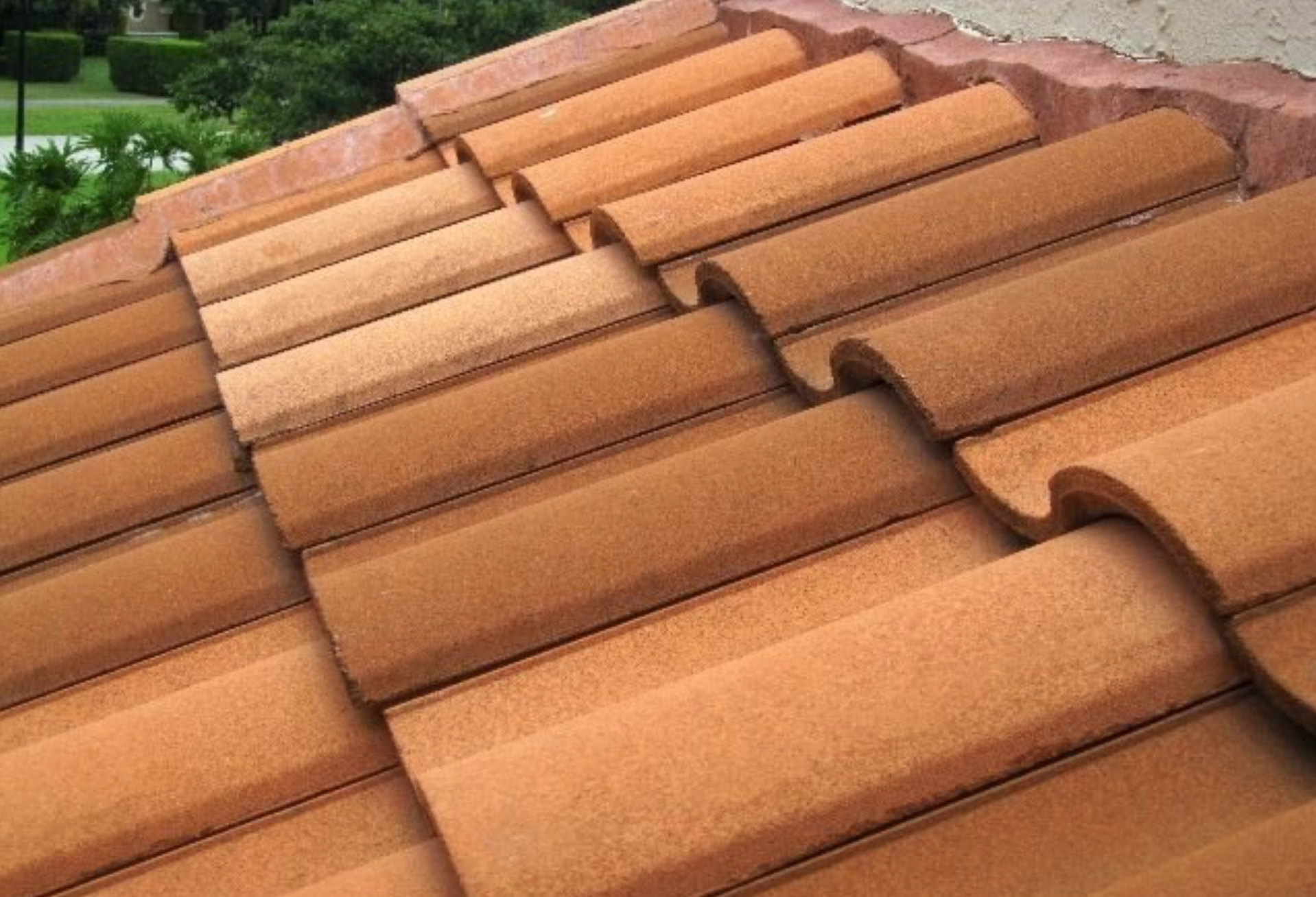 terracotta roof shingles