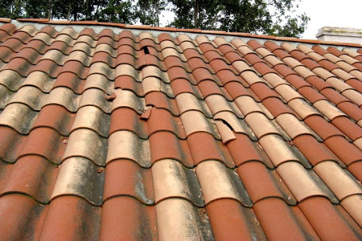 red tile roof shingles